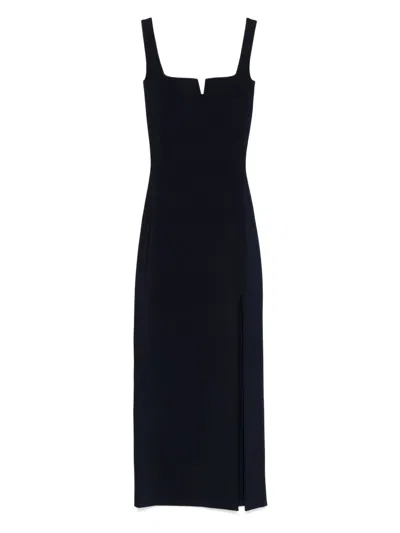 Galvan Freya Maxi Dress In Blue