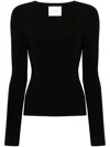 Galvan Top Freya In Black