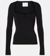 Galvan Top Freya In Schwarz