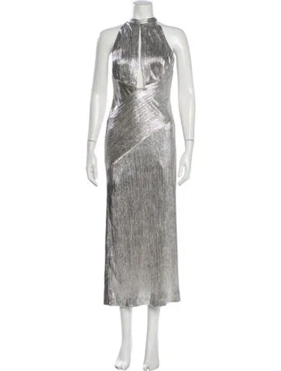 Pre-owned Galvan Halterneck Long Dress