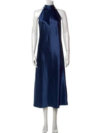 Pre-owned Galvan Halterneck Long Dress