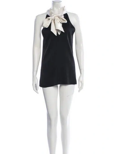 Pre-owned Galvan Halterneck Mini Dress