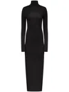 Galvan Iris Column Dress In Black