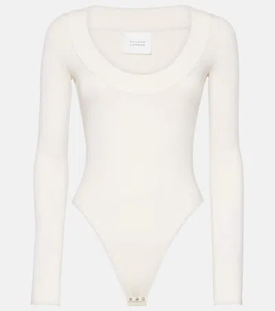 Galvan Jersey Bodysuit In White