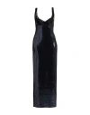 Galvan  London Galvan London Woman Maxi Dress Midnight Blue Size 8 Polyamide, Elastane, Triacetate, Polyester, Lycr