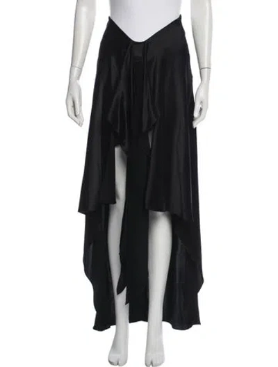 Pre-owned Galvan Long Skirt W/ Tags In Black