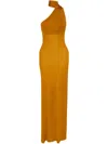 Galvan Mirage Maxi Dress In 橘色