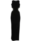 Galvan Cut-out Detailed Dress In Black