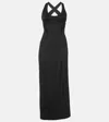 Galvan Opta Midi Dress In Black