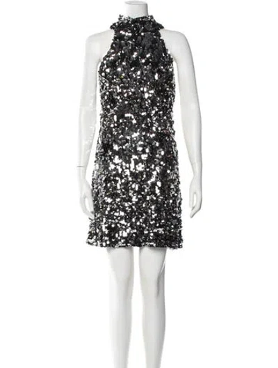 Pre-owned Galvan Patterned Mini Dress