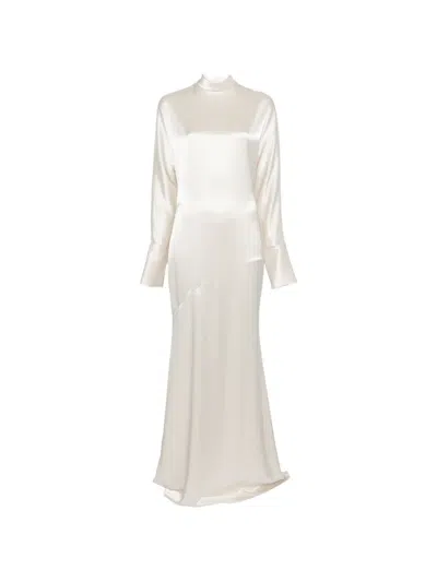 Galvan Phoenix Gown Dress In Gray