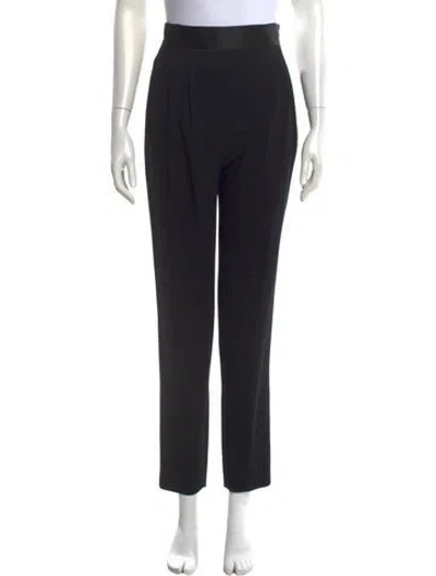 Pre-owned Galvan Straight Leg Pants In Black