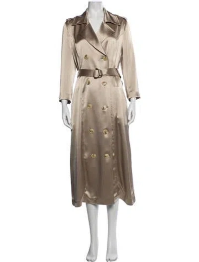 Pre-owned Galvan Trench Coat In Neutrals