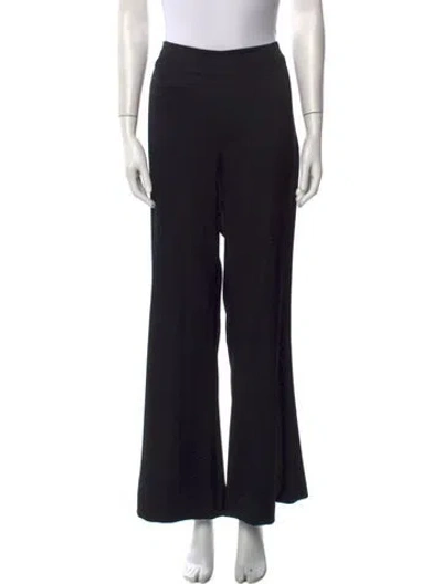 Pre-owned Galvan Wide Leg Pants In Black