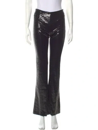 Pre-owned Galvan Wide Leg Pants In Black