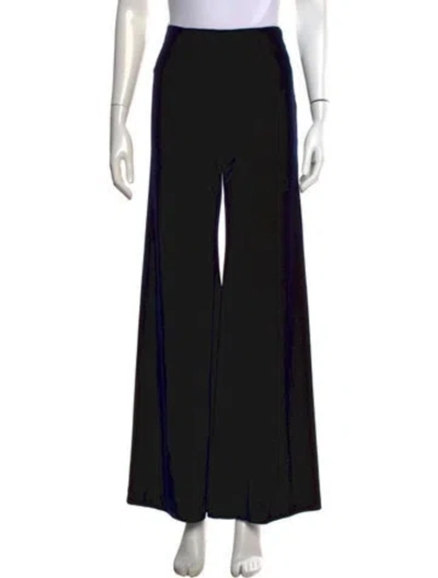 Pre-owned Galvan Wide Leg Pants In Black
