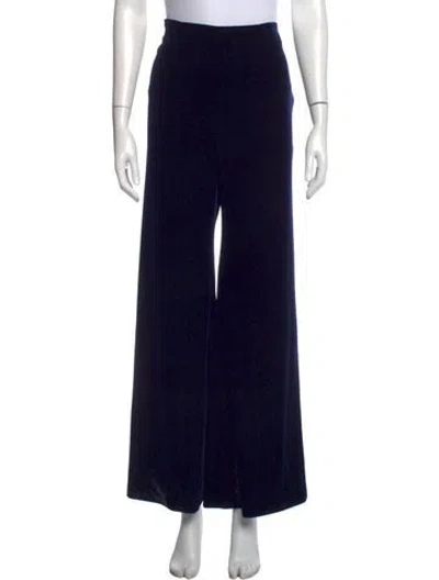 Pre-owned Galvan Wide Leg Pants In Blue