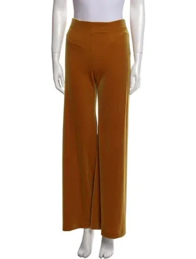 Pre-owned Galvan Wide Leg Pants In Orange