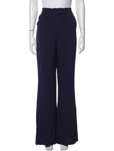 Pre-owned Galvan Wide Leg Pants In Purple