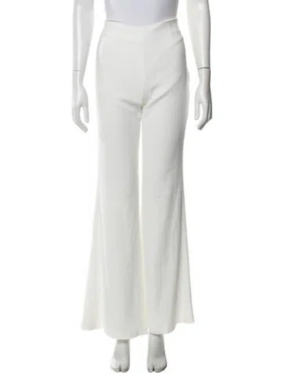 Pre-owned Galvan Wide Leg Pants In White