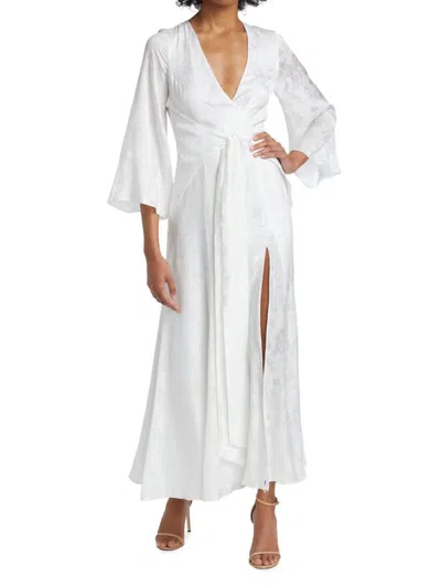 Galvan Women's Havana Wrap Dress In White