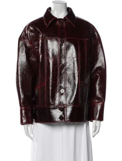 Pre-owned Galvan Wool Jacket In Red