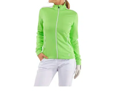 Galvin Green Dixie Insulating Mid Layer Jacket In Paradise Green/white