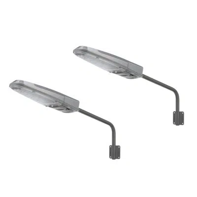 Gama Sonic 300 Lumens Grey Outdoor Solar Led Wall Yard Light
