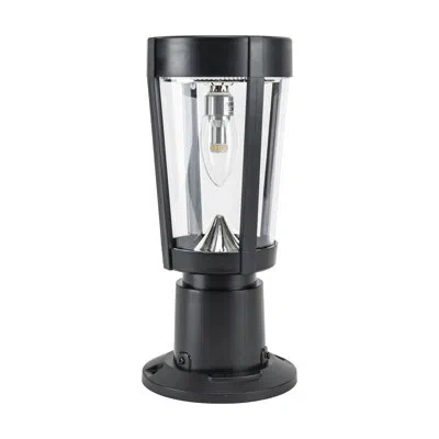 Gama Sonic Amphora Bulb Solar Light – Pier/3” Fitter Mount In Black