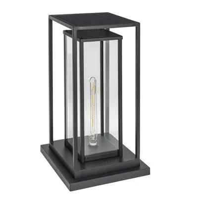Gama Sonic Novaedge Solar Accent/pier Light In Black