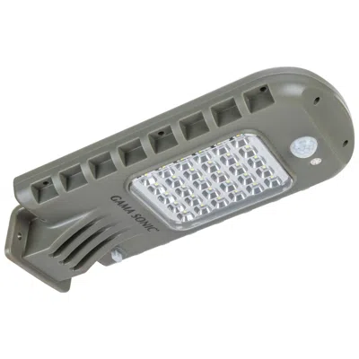Gama Sonic Prenta 2" High Gray Solar Led Security/area Light With Timer