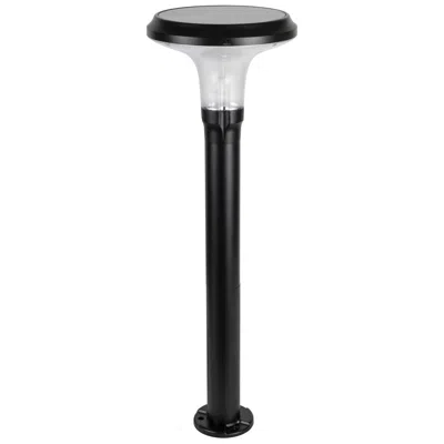 Gama Sonic Vantage 31 1/4" High Black Solar Led Bollard Path Light