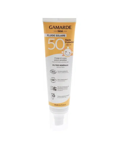 Gamarde Unisex 3.38oz Bebe Face & Body Sensitive Skin Sun Fluid Spf 50