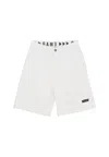 Game Chicano Work Short White Trousers In White