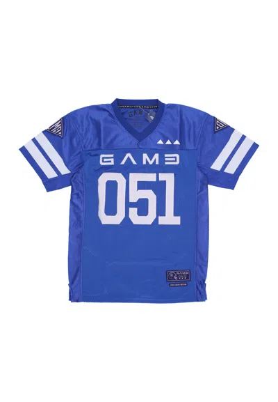 Game Manswear Football Jersey 051 Royal/white In Blue