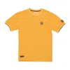 Game Men's Cholo Round Neck G-polo T-shirt In Mustard
