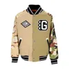 Game Men's College Jacket Respect Loyalty Truth Varsity Jacket Woodland/desert Sand In Woodland/desert Sand