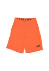 Game Men's Shorts Chicano Work Short Infrared In Orange