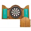 Game Room Arched Oak Cabinet