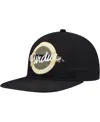 Game The  Unisex Black Purdue Boilermakers Retro Circle Snapback Hat In Black