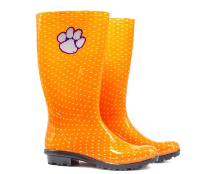 Gameday Boots Women's Clemson Rain Boot In Orange