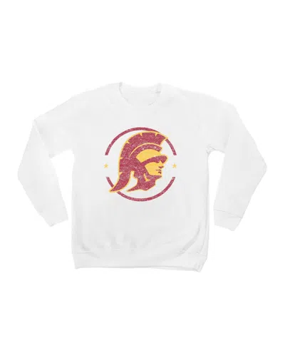 Gameday Couture Kids' Big Boys' And Girls' White Usc Trojans End Zone Pullover Sweatshirt