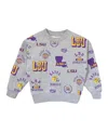 Gameday Couture Big Girls Gray Lsu Tigers Always On Repeat Pullover Sweatshirt In Gray