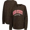 Gameday Couture Brown Ohio State Buckeyes Leopard Oversized Sweatshirt In Brown