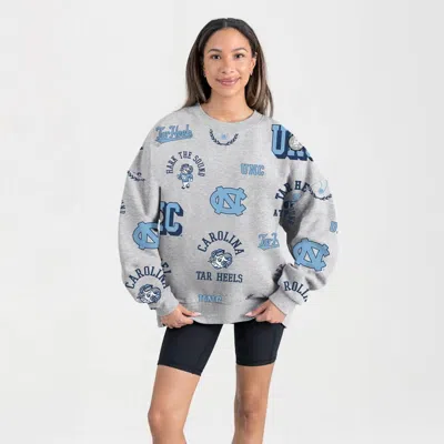 Gameday Couture Gray North Carolina Tar Heels Always On Repeat Fleece Sweatshirt