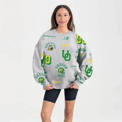 Gameday Couture Gray Oregon Ducks Always On Repeat Fleece Sweatshirt