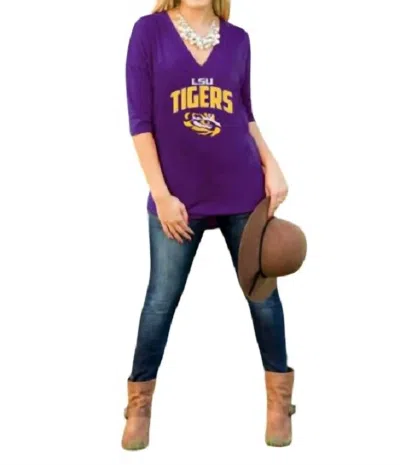 Gameday Couture Lsu Weekender Top In Purple