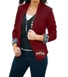Gameday Couture Mississippi State University Ikat Logo Blazer In Red In Red