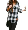 Gameday Couture Oklahoma State University Plaid Tunic In Black/white In Multi