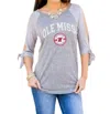 Gameday Couture Ole Miss Playing For Keeps Top In Grey In Grey